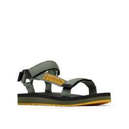 Columbia Breaksider Sandal: Чоловічі сандалі для активного відпочинку, 46 EU, зелений (Mosstone/Golden Yellow)