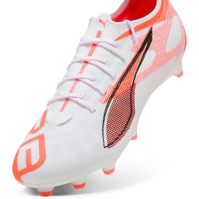 Футбольні бутси PUMA Ultra 5 Pro FG/AG (40.5 EU, білий/чорний/червоний)