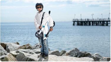 Міський самокат SOKE Cityroller - білий, для їзди містом