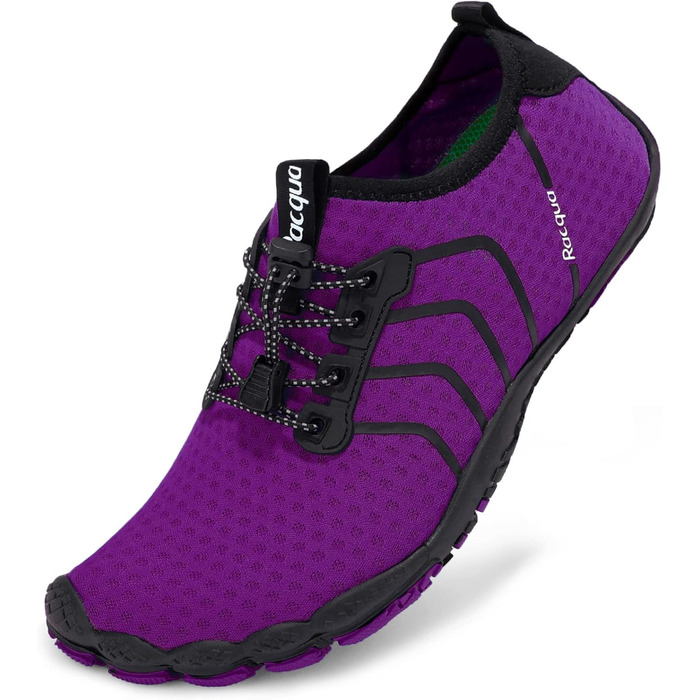 Водні черевики Raqua для жінок, фіолетові, 38 розмір: для плавання, серфінгу, піших прогулянок та спорту