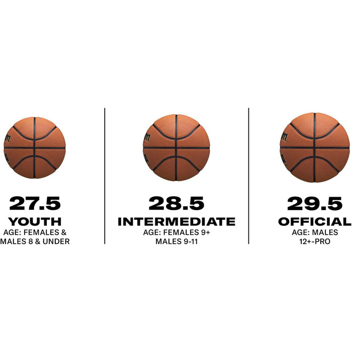 Баскетбольний м'яч Wilson Caitlin Clark Repetition, чорний, розмір 6 (28.5 дюймів)