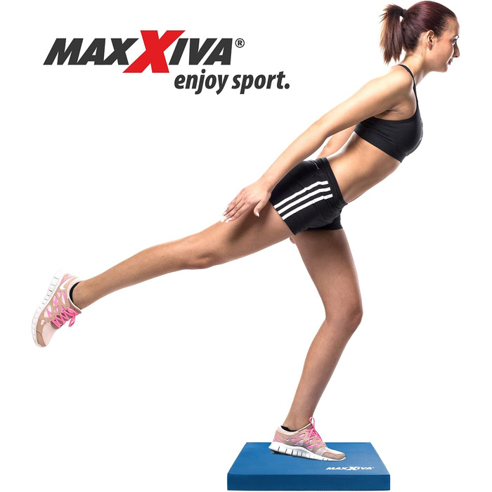 Балансувальний килимок MAXXIVA 50x40x6 см для фітнесу, йоги, пілатесу, фізіотерапії, синій