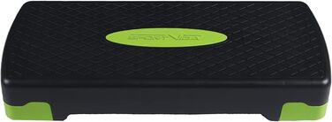 Степпер SportVida для аеробіки та домашніх тренувань - регульована висота, 2 рівня, зелений