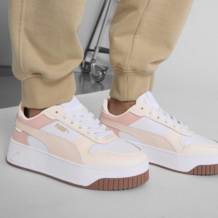 Жіночі кросівки PUMA Carina Street White-Alpine Snow-Frosted Ivory, розмір 39 EU