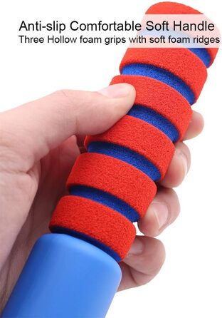 Скакалка Springseil Sunshine Smile: швидка, регульована, з лічильником, для дітей та спорту (червона, синя)