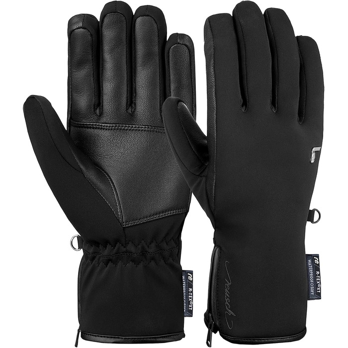 Жіночі рукавички Reusch Tiffany R-tex Xt, дуже теплі, водонепроникні, дихаючі, чорні, розмір 8.5