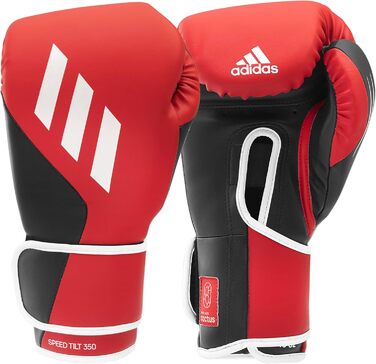 Боксерські рукавички Adidas Speed Tilt 350 на липучці з інноваційною технологією TILT®, виготовлені на 100% зі стійкої кактусової шкіри