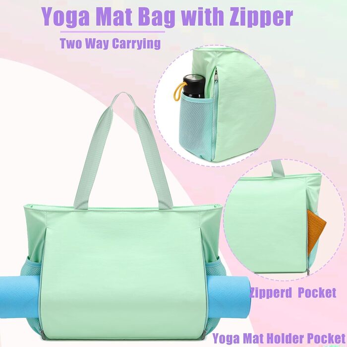 Сумка для йога-мату Jumpopack, спортивна жіноча сумка для йоги, аксесуарів та тренажерного залу
