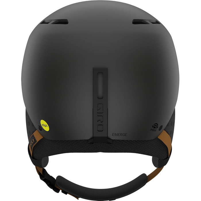 Лижний шолом Giro Emerge Spherical MIPS для чоловіків, металевий антрацит/бежевий, розмір L