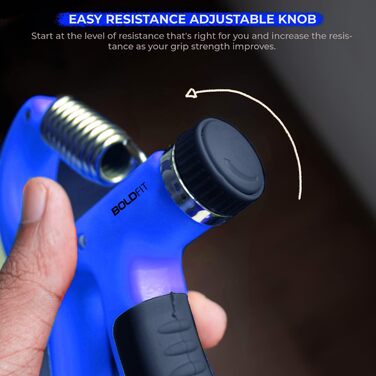 Boldfit Набір для зміцнення хвата 2 шт, 60 кг (Помаранчевий, Синій)