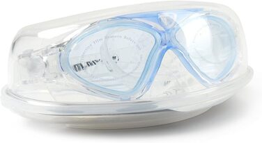 Окуляри для плавання Winline Anti-Fog для дорослих та дітей, захист від затуманення, UV-фільтр, чіткий огляд, блакитні/прозорі лінзи