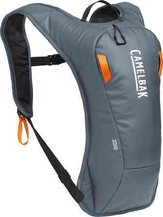 Гідраторний рюкзак CamelBak Zoid сірий/помаранчевий для спорту