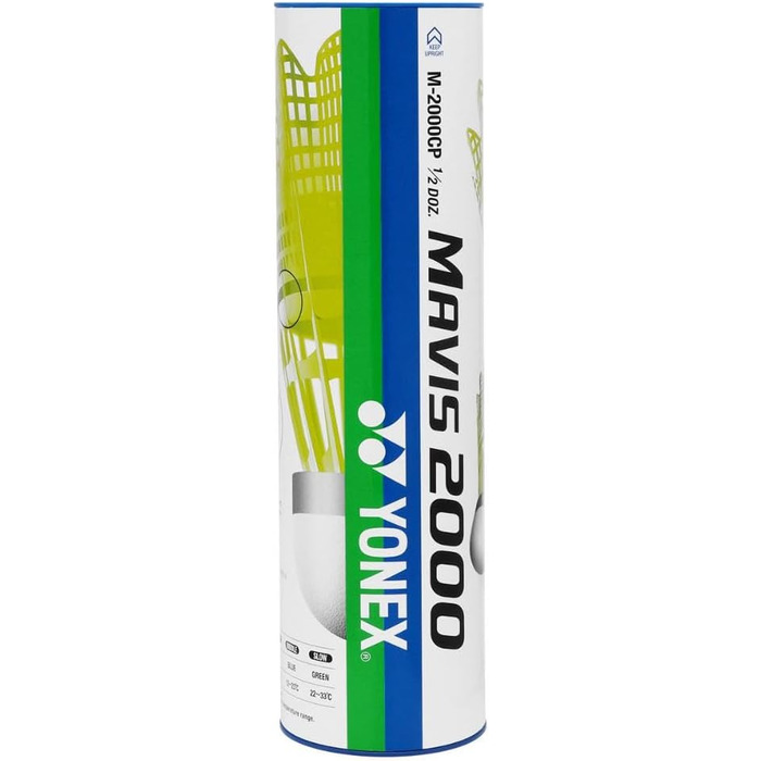 Бадмінтонні волани YONEX Mavis 2000 Nylon - жовті
