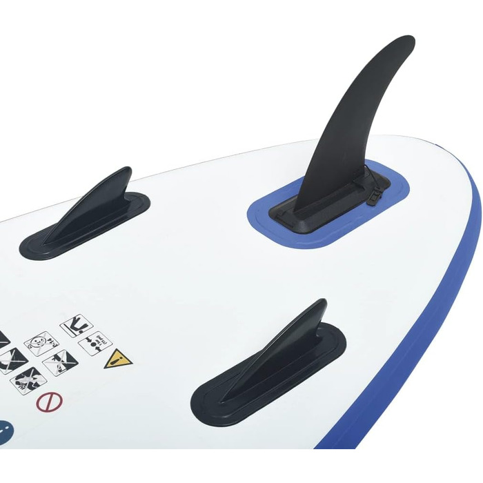 Набір надувної SUP-дошки vidaXL 330×72×10 см, синя, із веслом