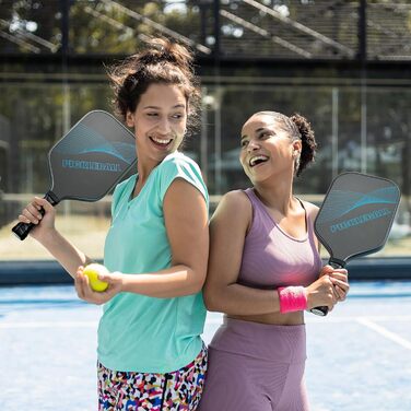 Pickleball-ракетка VEVOR з вуглецевим покриттям T700 та ячеистим ядром, професійна, для дорослих, синього кольору