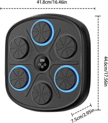 Розумний музичний боксерський тренажер Sunshine Smile, настінний, підтримка Bluetooth, налаштування швидкості, Liteboxer, боксерський апарат з музикою для фітнесу
