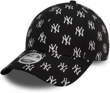 Кепка New Era MLB з логотипом команди для жінок, регульована, вигнутий козирок, бейсболка NY LA, універсальний розмір (New York Yankees #36501, універсальний розмір)