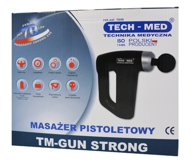 Перкусійний масажер TECH-MED TM-GUN STRONG