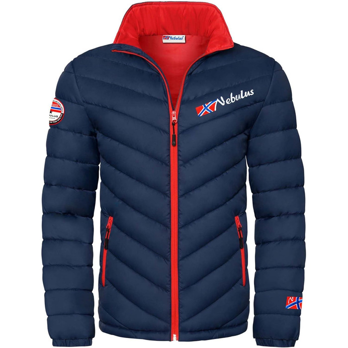 Чоловіча куртка Nebulus TANNO, тепла зимова та перехідна куртка, практична та універсальна, колір Navy