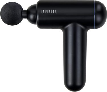Масажний пістолет MELISSA Infinity 16770047, перезаряджуваний, 4 насадки, чорний
