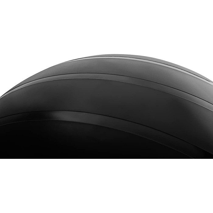Гімнастичний м’яч Miweba Sports GB-100, 65 см, до 400 кг, чорний, PVC, ергономічний фітнесбол для тренувань, офісу та сидіння