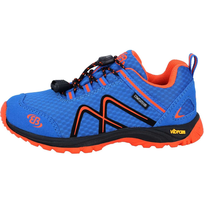 Дитячі трекінгові черевики Brütting Guide, унісекс, блакитно-помаранчеві, 25 EU