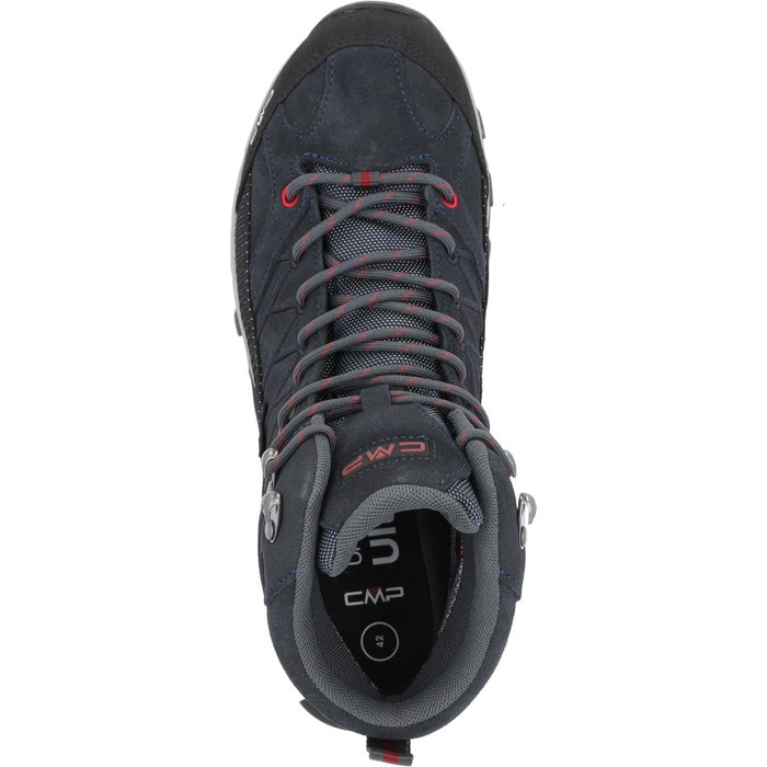 Чоловічі трекінгові черевики CMP Rigel Mid Shoes Wp, 42 EU, Колір: Asphalt Syrah