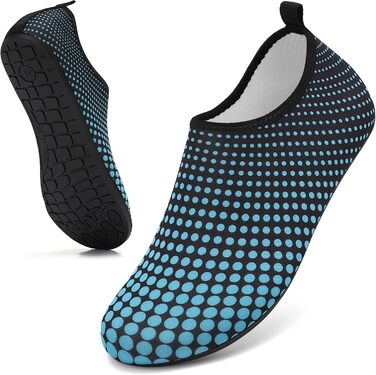 Чоловічі та жіночі шльопанці для плавання та відпочинку на пляжі, антиковзаючі, швидковисихаючі, розмір 34-47 (EU 43), блакитні W995