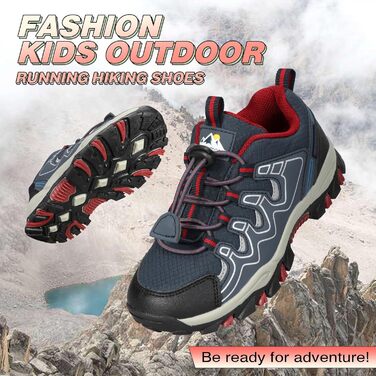 Дитячі кросівки UOVO для бігу та трекінгу, водонепроникні, розмір 27-40, кольори: блакитний, вишневий