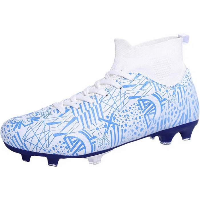 Чоловічі футбольні бутси Madame Fussballschuhe, розмір 36 EU, біло-блакитні