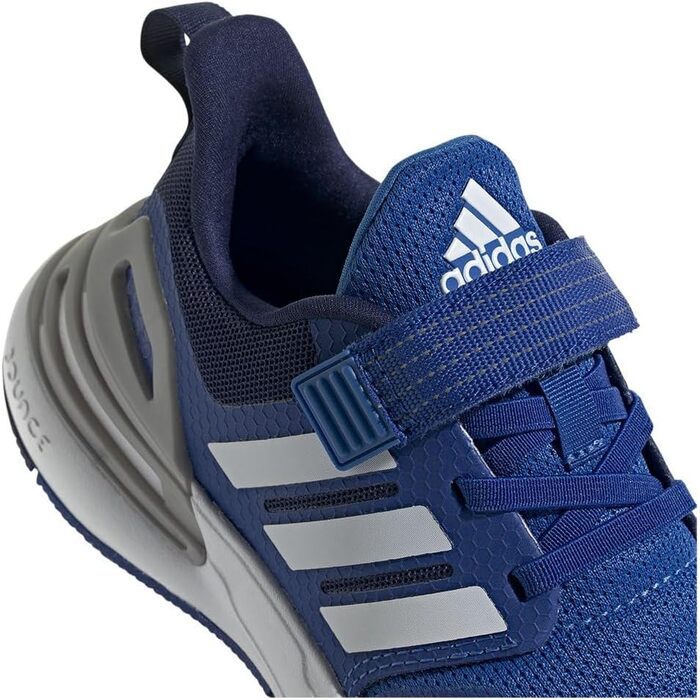 Дитячі кросівки Adidas Rapidasport Bounce з еластичними шнурками та ремінцями, 28 1/2 EU, кольори: Royal Blue, Cloud White, Team Royal Blue