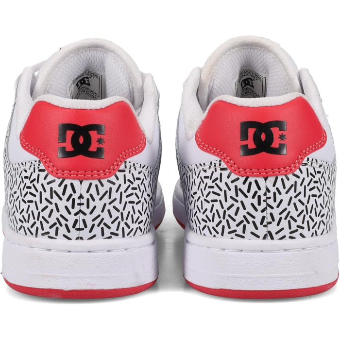 Кросівки DC Shoes Manteca для жінок, білі, чорні, рожеві, 42.5 EU