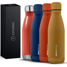 Термобутилка Xanadoo THEBOTTLE 500 мл, кор coral, з нержавіючої сталі 304, подвійні стінки, вакуумна ізоляція