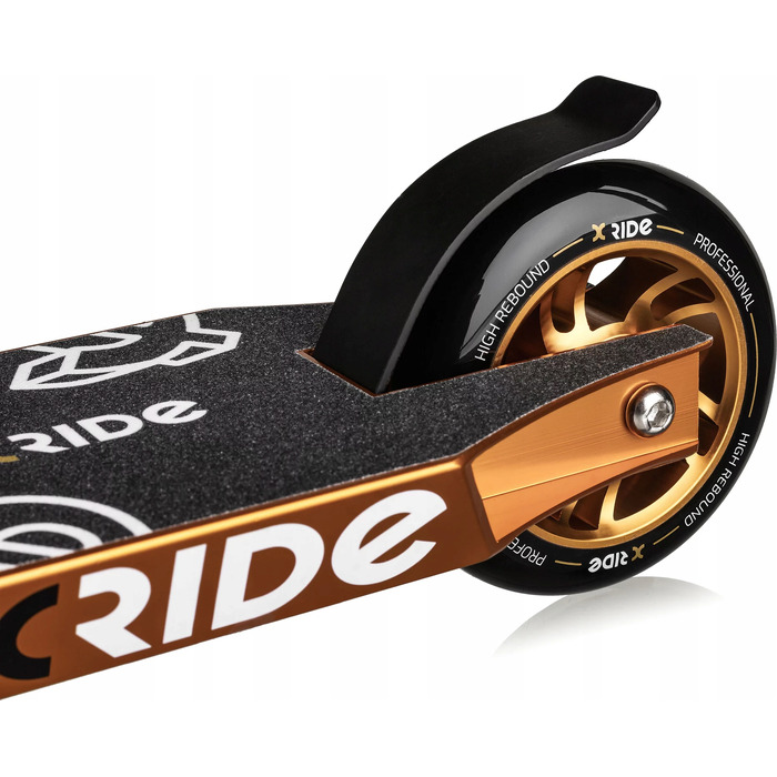 Професійний трюковий самокат Xride ST1000 Gold, золотий