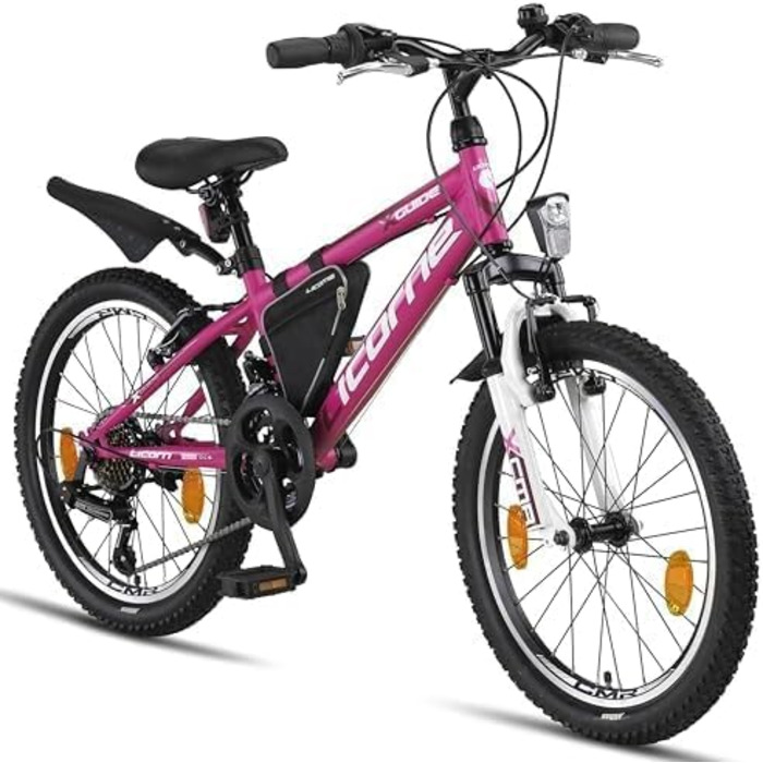 Преміальний гірський велосипед Licorne Bike 20 дюймів для дітей і дорослих, 18-21 швидкість