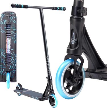 Трюковий самокат Blunt Prodigy S9 для парку, висота 70-90 см, колеса 120 мм, підшипники ABEC 9, для дітей, фрістайл, з наліпкою Fantic26