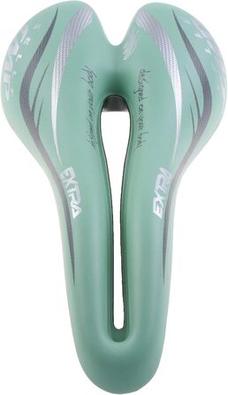 Велосипедне сідло SMP Selle Extra Color Edition, зелений, універсальний розмір, 100% без тиску, для MTB та шосейних велосипедів, Італія