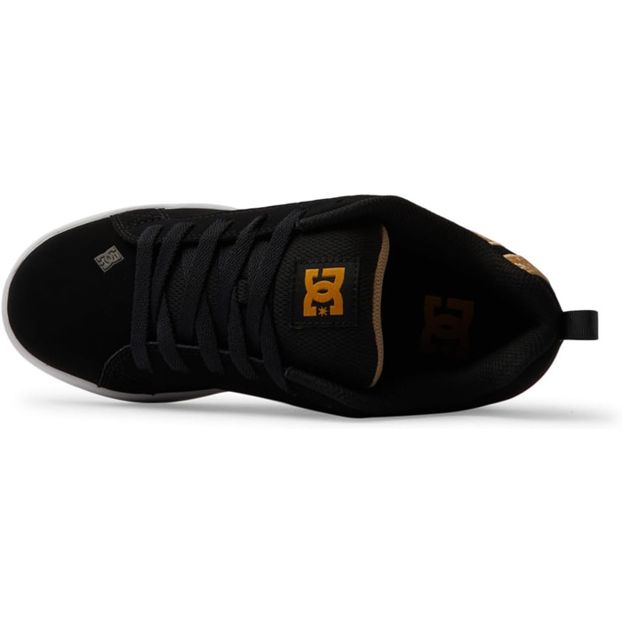 Кросівки DC Court Graffik Low Top Casual Skate Shoe, чорно-білі (40 EU, Black Gold)