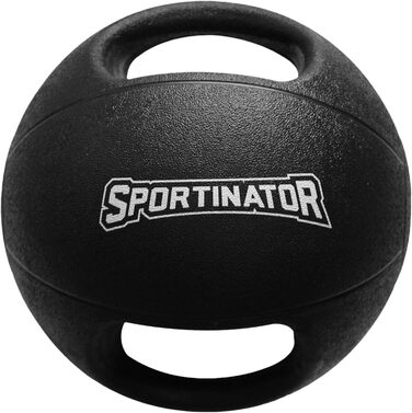 Медичний м'яч SPORTINATOR з ручками, 5 кг, для силових і функціональних тренувань
