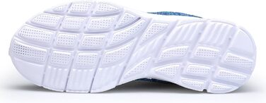 Кросівки для бігу та повсякденного носіння, дихаючі, шнурівка, спортивні, сітка, для чоловіків та жінок (36 EU, синій)