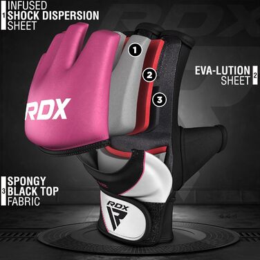 RDX MMA рукавички для спарингу шкіряні, сині, розмір M
