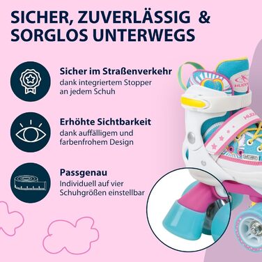 Роликові ковзани HUDORA Wonders: регульовані, дитячі, 32-35 Single