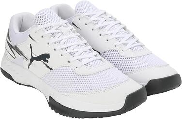 Кросівки для залу PUMA Unisex Varion II Indoor Court Shoe, білі з сірим (Puma White Shadow Gray), розмір 42 EU