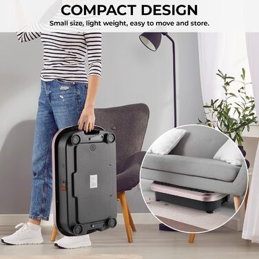 Вібраційна платформа TLGREEN 99 рівнів, 5 програм, для дому, тренувальні стрічки, спалювання жиру та нарощування м'язів