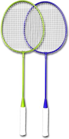 Набір Best Sporting 3-в-1: сітка для бадмінтону, волейболу та тенісу, мобільна, з 2 ракетками і 2 воланами, легка та швидка в установці