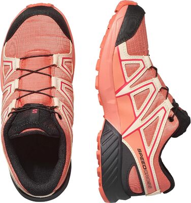 Salomon Speedcross Waterproof: Дитячі трекінгові кросівки для хайкінгу, 32 EU, Emberglow/Peach/Coral