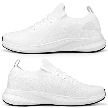 Жіночі спортивні кросівки для бігу та повсякденного носіння, білі, 42 EU