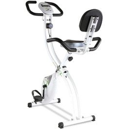 Складаний велотренажер Tecnovita by BH Back FIT YF91, магнітна система, подвійна передача, монітор, транспортні ролики