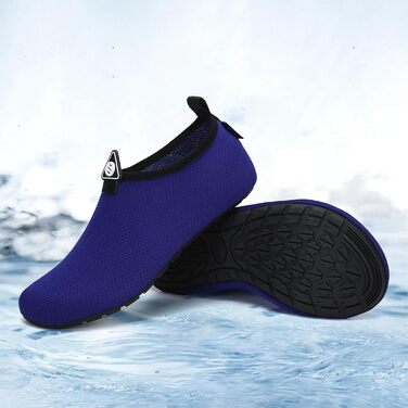 Шкарпетки для плавання SAGUARO: унісекс, швидко сохнуть, розмір 36-47 (38/39 EU), колір індиго