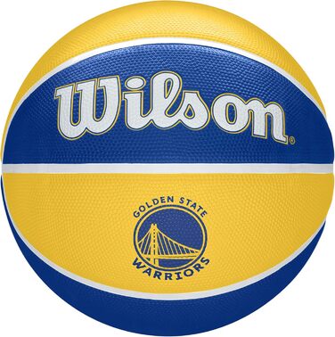 Баскетбольний м'яч Wilson NBA Team Tribute 7 Golden State Warriors, для дорослих, універсальний